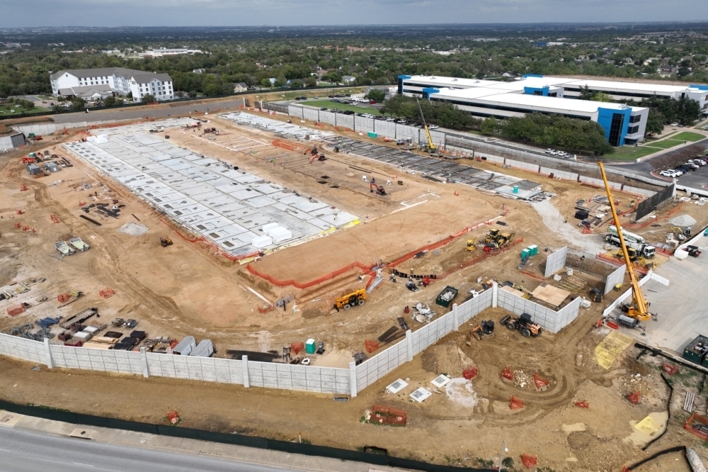 The first Switch data center in Round Rock was constructed near Mays Street. (Courtesy city of Round Rock)
