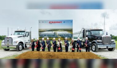 Dynacraft officials groundbreaking