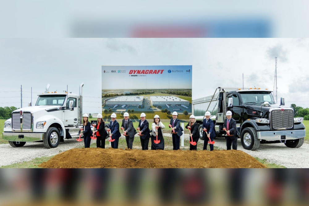 Dynacraft officials groundbreaking