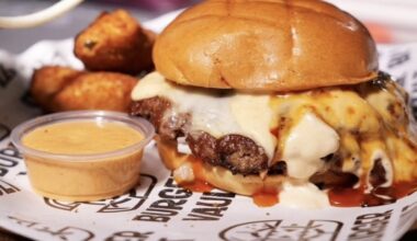 Burger Vault, a Florida-based restaurant that serves housemade sauces to top its burgers, opened its first Texas location in Keller. (Courtesy Burger Vault)