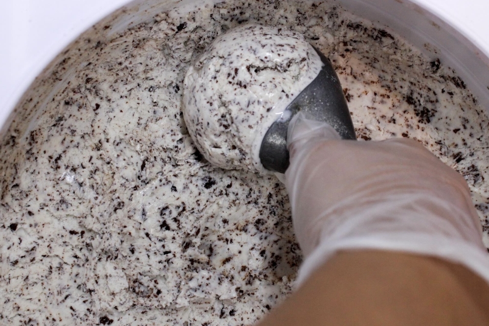 A new ice cream shop is opening in the Bellaire Triangle Shopping Center. (Courtesy Cosmic Ice Cream Co.)