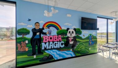 Boba Magic mural