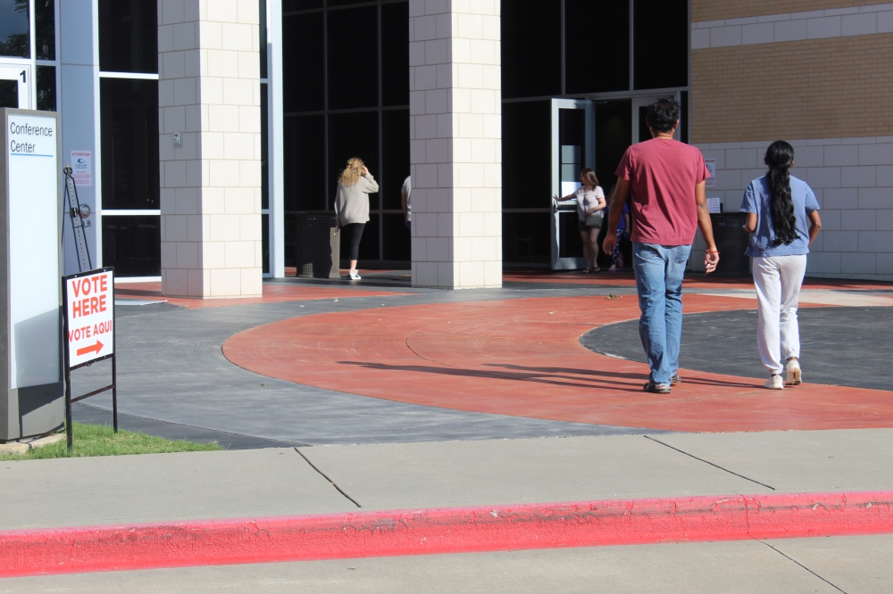 Frisco voters turned out to the Collin College polling location May 2. On the ballot, Frisco voters saw the race for mayor, where four candidates were vying for the seat. (Samantha Douty/Community Impact)