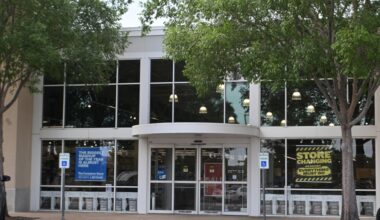 The exterior of The Container Store in Southlake, which was sale signs up as it liquidates inventory to make room for Bed Bath & Beyond products.