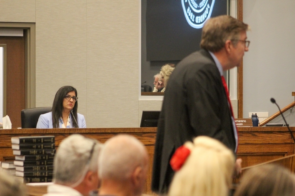 New Braunfels City Council voted to terminate City Attorney Valeria Acevedo following a May 11 executive session. Former First Assistant City Attorney Frank Onion, who tendered his resignation May 11, advocated for Acevedo during the meeting. (Amira Van Leeuwen/Community Impact)