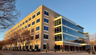 Geico filed construction permit to finish out the interior in one of its Richardson offices. (Courtesy Geico)