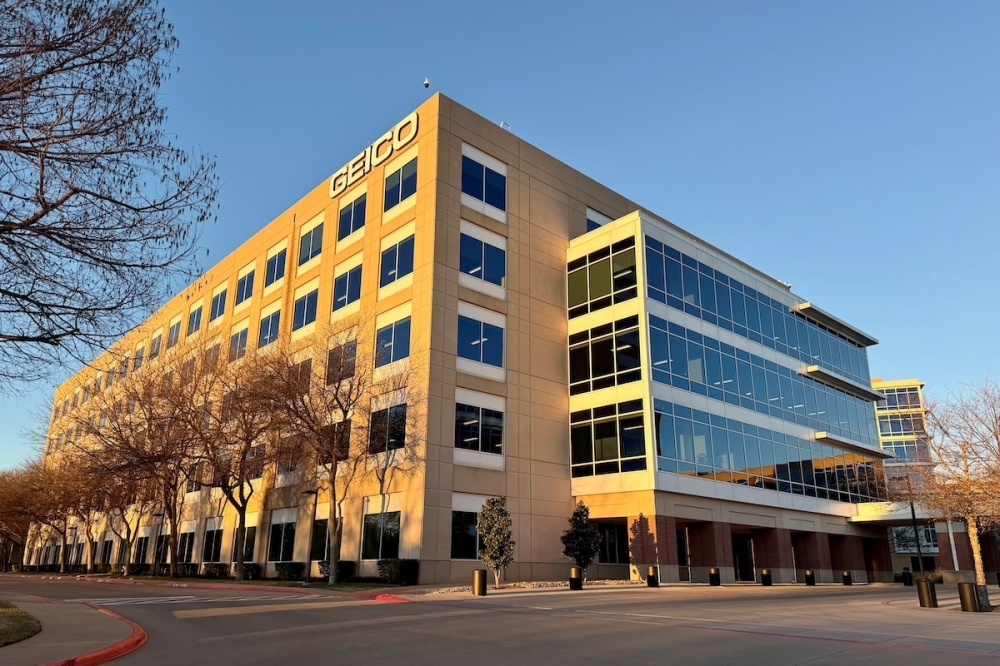 Geico filed construction permit to finish out the interior in one of its Richardson offices. (Courtesy Geico)