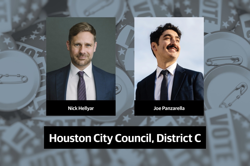Voters will decide this weekend between candidates Nick Hellyar and Joe Panzarella on who will serve as Houston City Council's District C representative. (All photos submitted by respective candidates/Community Impact)