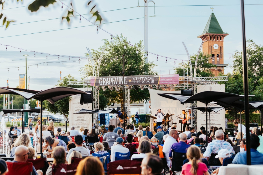 Grapevine's 2026 Main Street Fest will run May 15-17 and include special golden jubilee tribute events for Mayor William D. Tate. (Courtesy Grapevine Convention and Visitors Bureau)