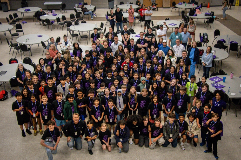 Reigel said she was looking for students who demonstrated resilience, and she saw exactly that during the event. (Courtesy Clear Creek ISD)