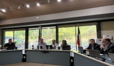 Rollingwood City Council discussed implementing regulations for commercial film productions May 13. (Bailey Meyers/Community Impact)