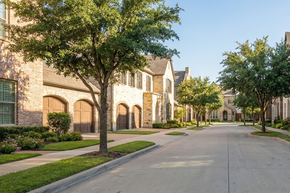 A neighborhood of 40 compact residential homes are set to replace a decommissioned nursing home in Richardson. (Rendering courtesy Caldwell Residential)