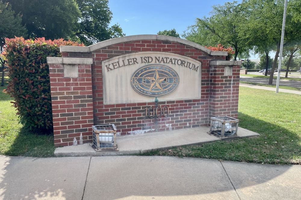 The Keller ISD natatorium hosts swim meets, swim and dive team practices, classes and more. The pool is closed indefinitely due to a maintenance issue. (Adam Doe/Community Impact)