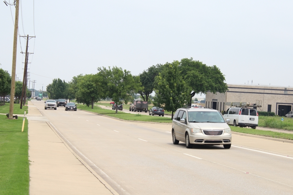 The planned reconstruction of existing water and sanitary sewer lines will take place along Industrial Boulevard between SH 5 and Airport Drive in McKinney. (Shelbie Hamilton/Community Impact)