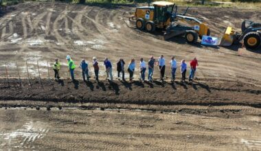City of Cedar Park and Williamson County officials broke ground on the expansion of Toro Grande Boulevard in November. (Courtesy city of Cedar Park)