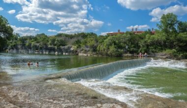 Blue Hole Park is a natural swimming area with picnic and fishing amenities in Georgetown, and is currently under construction with $7.9 million in renovations. (Courtesy city of Georgetown)