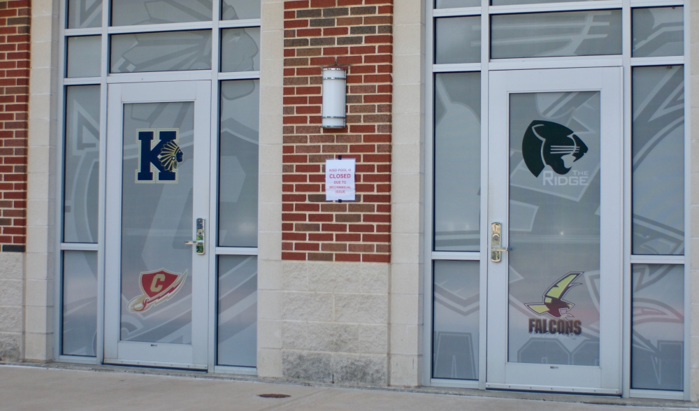 The Keller ISD natatorium closed indefinitely in mid-May. The facility requires a new filter and dehumidifier. (Adam Doe/Community Impact)