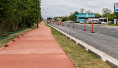 Airport Boulevard path