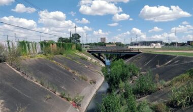 Cypress Ditch begins about 50 feet east of Chimney Rock Road and flows eastward to Brays Bayou. (Community Impact staff)