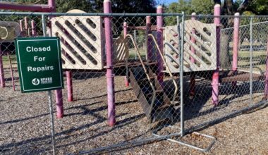 Stude Park is an urban recreation area with a pool, playground, gym and a trail. (Cassandra Jenkins/Community Impact)