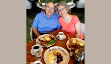 Linda and Eddie Come smiling