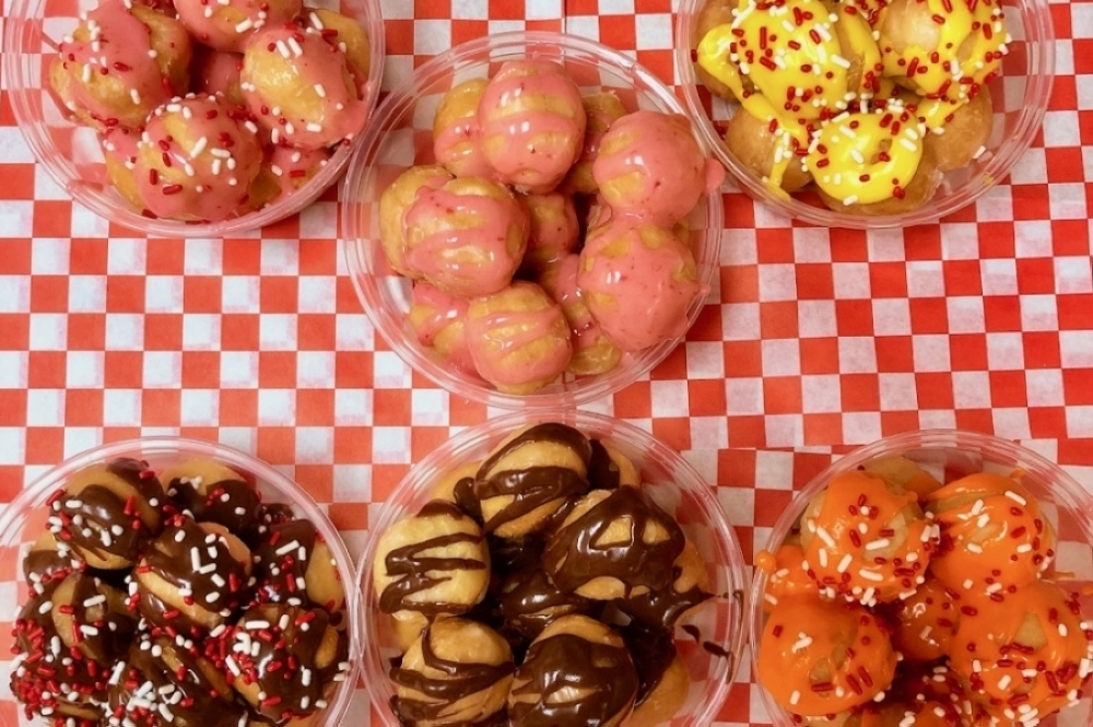 The local donut shop sports a menu of doughnuts, pastries and boba teas. (Courtesy Smiling Donuts)