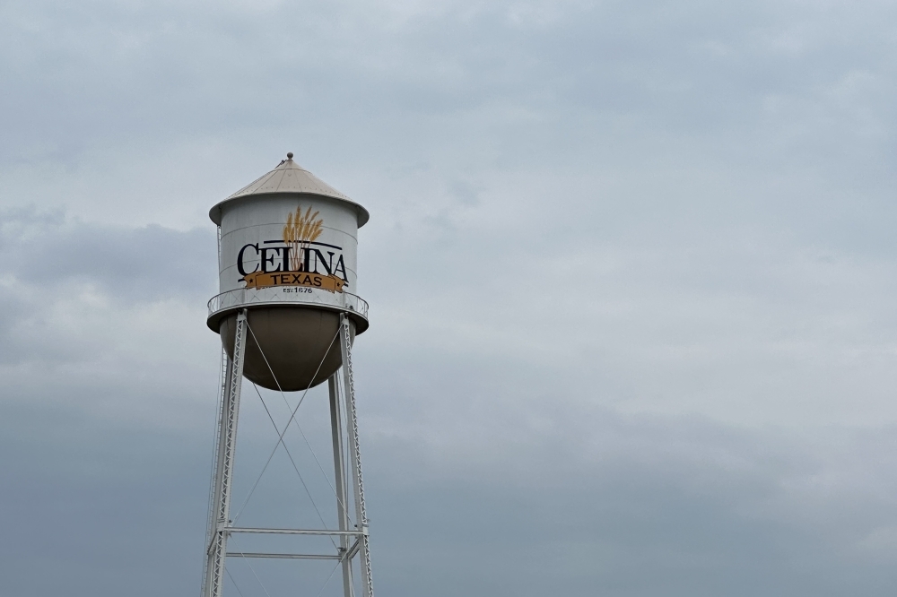 The Celina water tower.