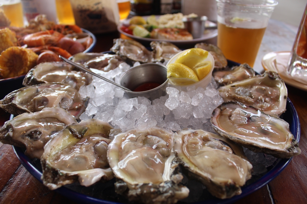 The Raw Oysters are sourced three times a week from the Gulf of Mexico. (Michael Crouchley/Community Impact)