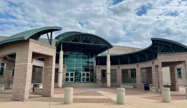 Stony Point High School is one of several campuses that will undergo a comprehensive renovation this summer. (Brooke Sjoberg/Community Impact)