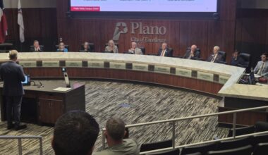 Plano officials approved a new maximum construction budget for its Public Safety Campus at the intersection of Alma Drive and West Park Boulevard. (Patricia Ortiz/Community Impact)