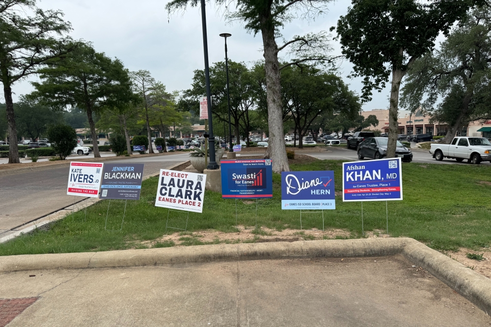 Seven candidates ran for either Place 1, 2 or 3 of the Eanes ISD board of trustees during the May 2026 election. (Brittany Anderson/Community Impact)