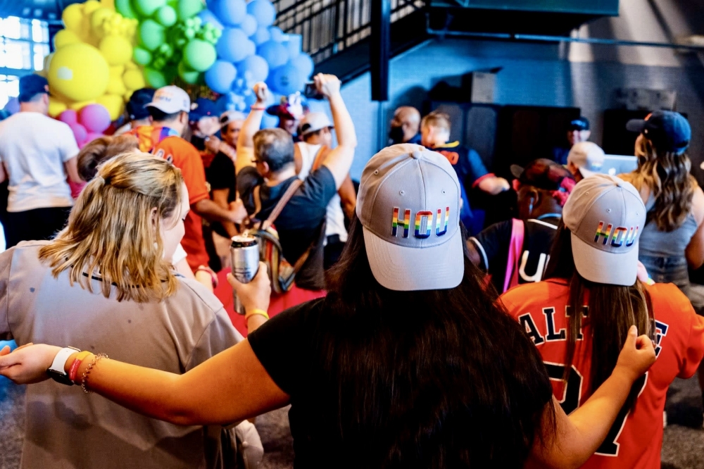 Houstonians are invited to celebrate Pride Month at Daikin Park as the Houston Astros face off against the Pittsburgh Pirates. (Courtesy Greater Houston LGBTQ  Chamber of Commerce)