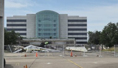 The new AT&T headquarters will be located at the former Electronic Development Systems campus in Plano. (Patricia Ortiz/Community Impact)