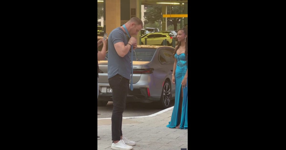 Texas man saves teenager’s prom night with a quick lesson in tying a necktie