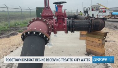 Robstown district begins receiving treated city water