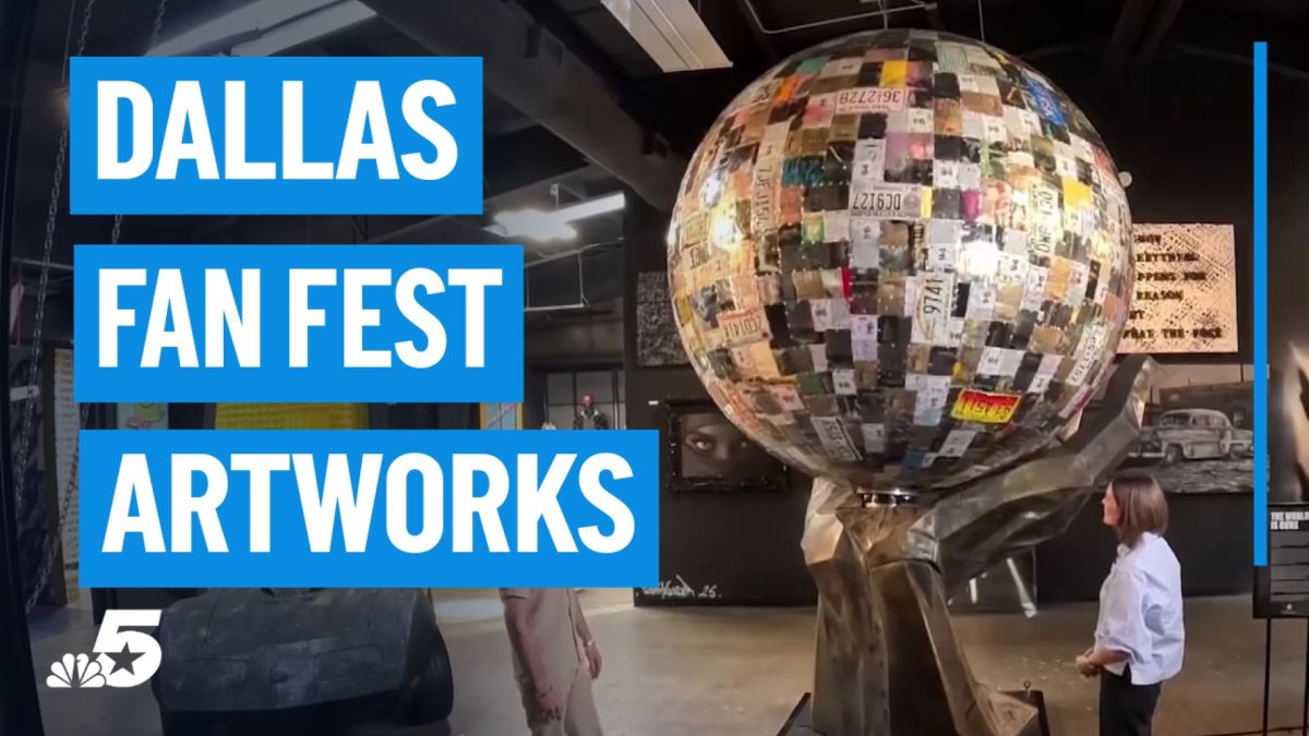 Inside the Texas-Inspired art taking center stage at Dallas Fan Fest – NBC 5 Dallas-Fort Worth