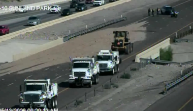 Debris spill causes eastbound I-10 closure in El Paso