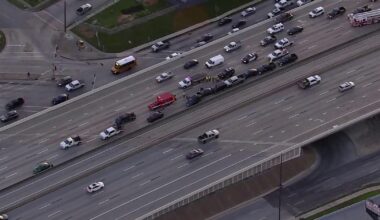 Houston traffic: 9 vehicles involved in accident on Gulf Freeway at Telephone Road