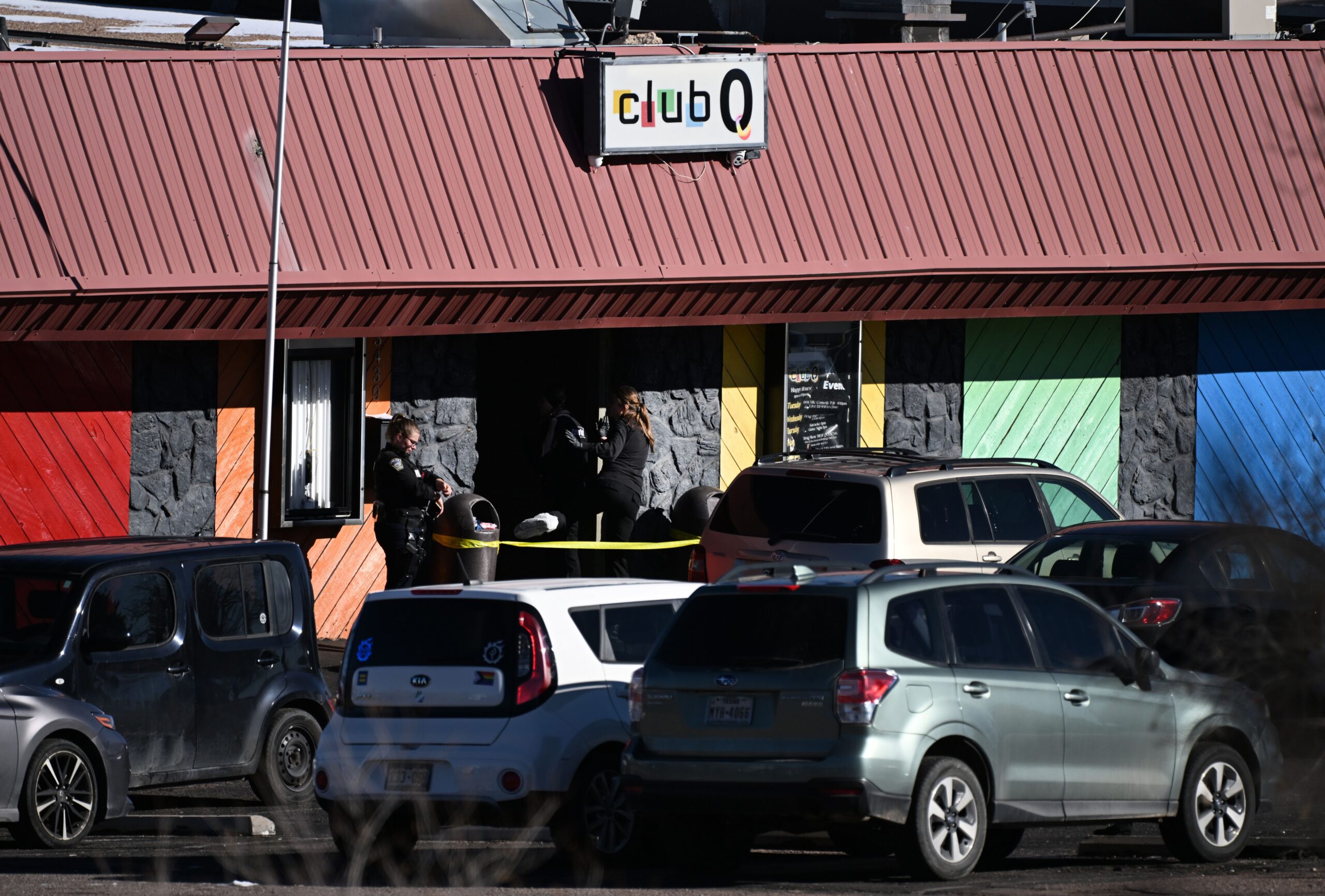 Club Q police activity, tape