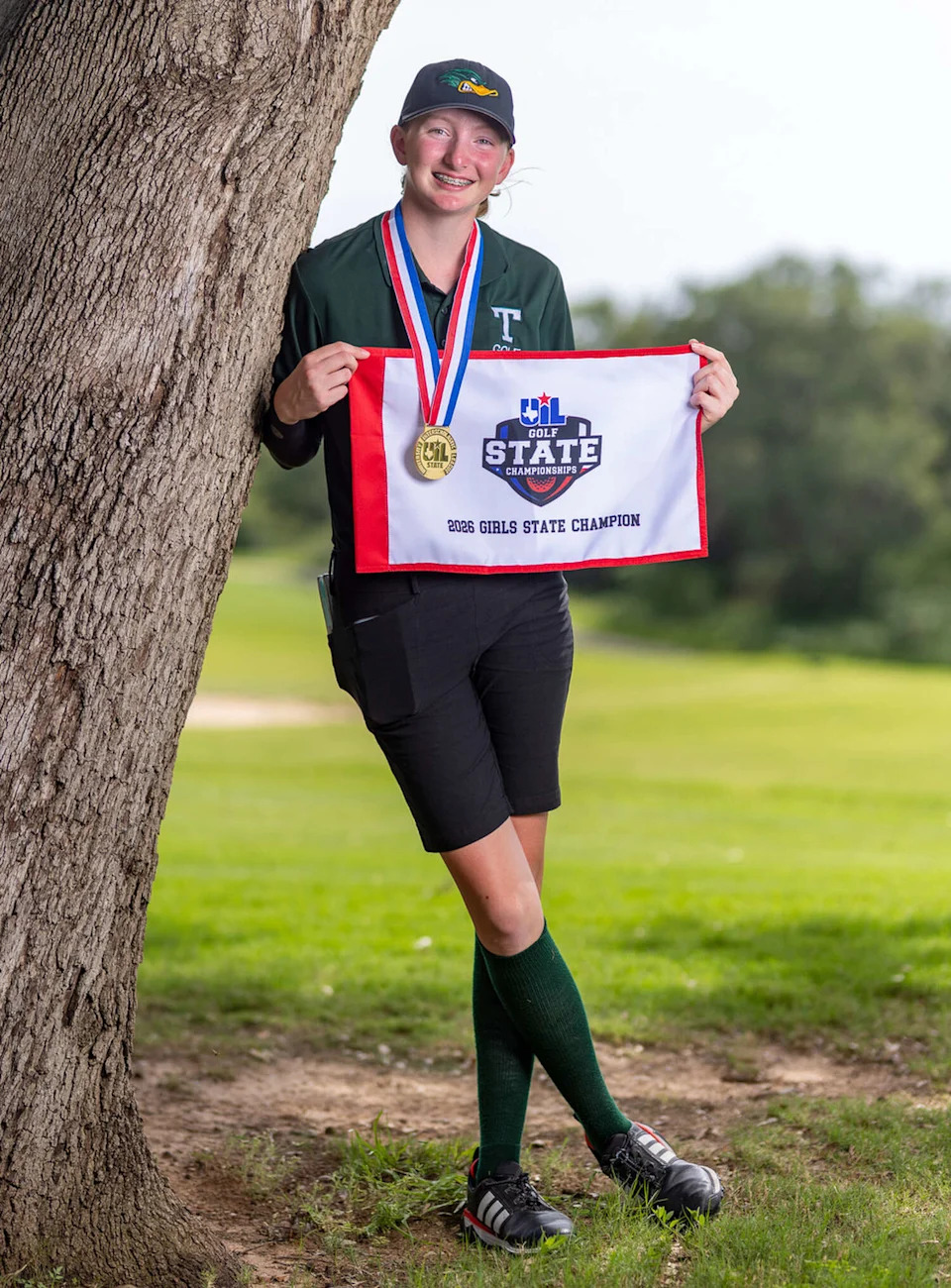 Rylen Darter, who was crowned champion of the Class 4A State Girls Golf Tournament this month, is only a freshman. (Rustin Darter/Photo by Rustin Darter)
