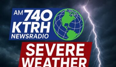 Severe Thunderstorm Watch In Effect For Houston Area Until 5 AM | NewsRadio 740 KTRH