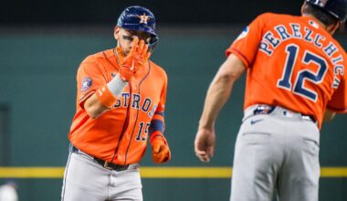 Astros ride early homers and Arrighetti's latest gem to a 5-1 win over the Rangers |