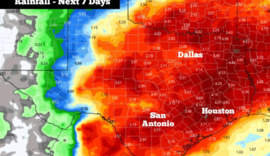 Texas facing a rising flood threat this week. Here's how much rain to expect.