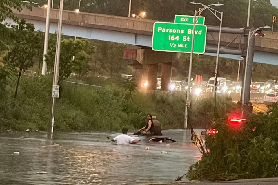 The findings landed just days before violent flash floods paralyzed the city Wednesday night, submerging cars on the Jackie Robinson Parkway, shutting down major highways across Queens, and sending temperatures plunging nearly 20 degrees in under an hour. @amendandrevise