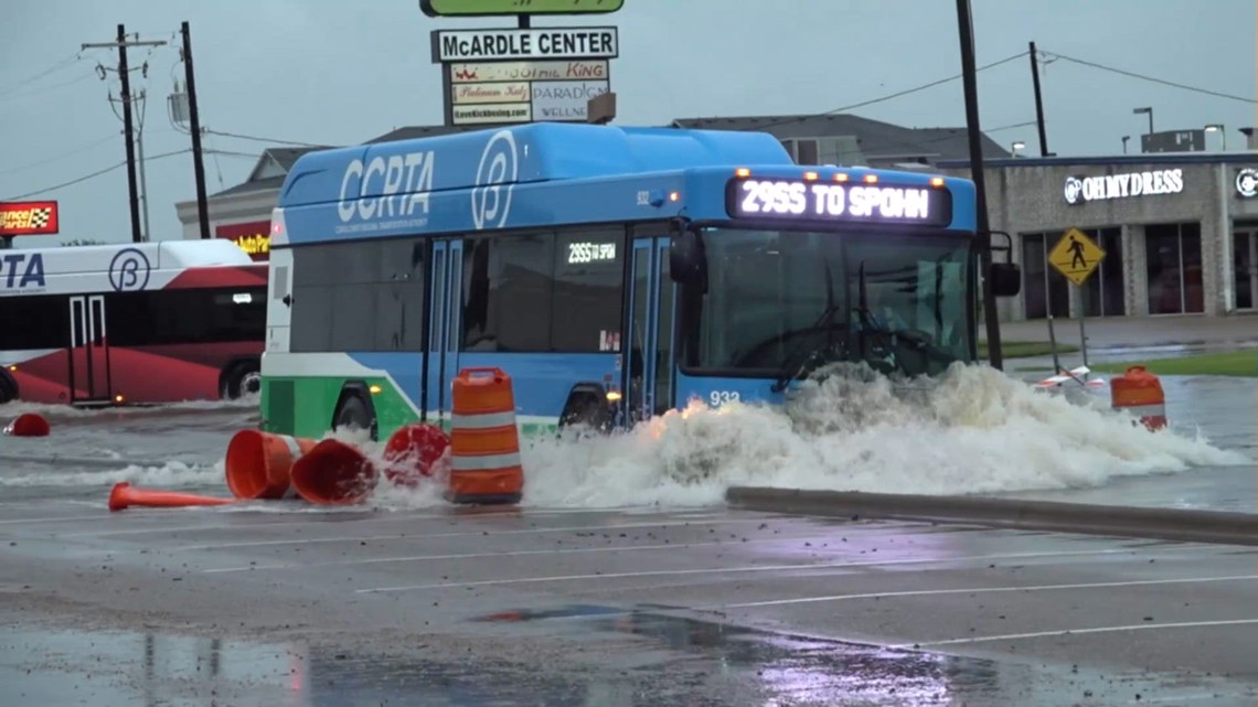 Overnight storms bring flooded streets, downed tree limbs, and a rising Oso Creek