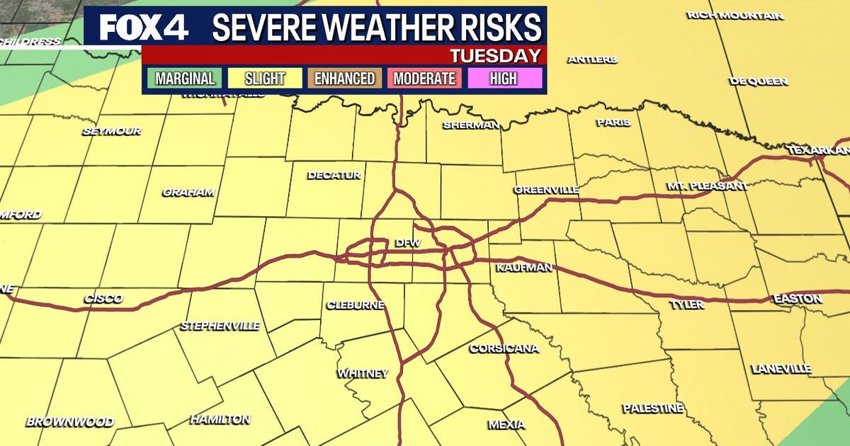 Dallas weather: Severe storms, large hail threaten DFW ahead of holiday weekend