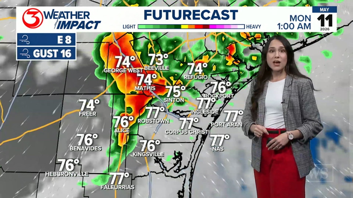 Hot and humid Mother's Day, overnight storm chance