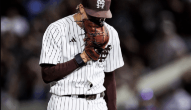 Lack of timely hitting dooms No. 4 Texas in 7-4 loss to No. 10 Mississippi State