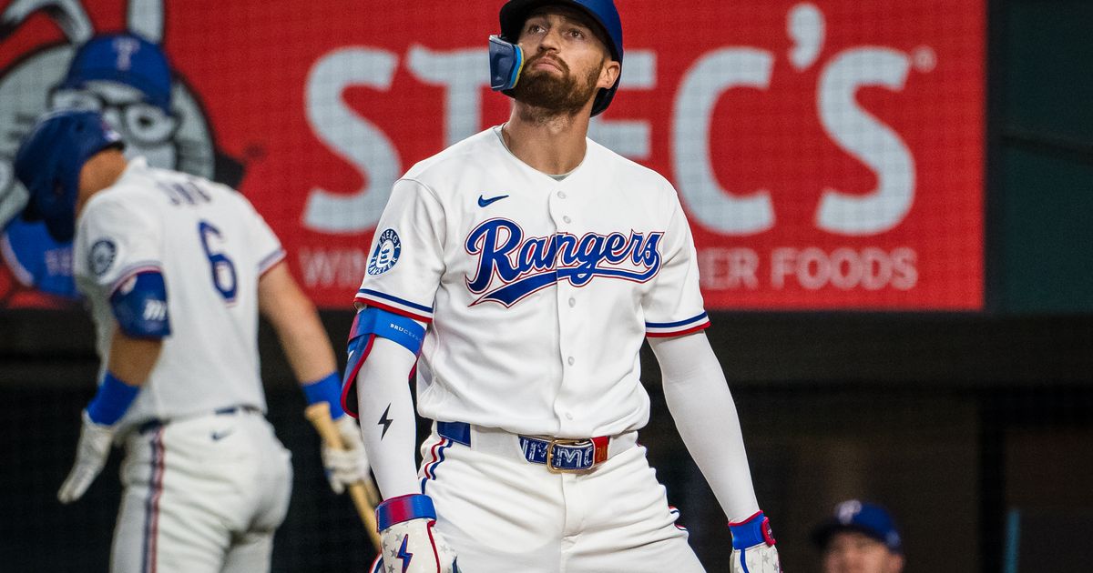 Joc Pederson homer caps 8-run 1st as Rangers beat Astros 10-7 a night after Houston's no-hitter :: WRAL.com