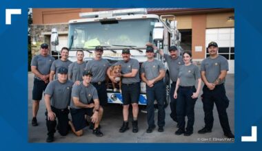Meet the lucky new member of the Fort Worth Fire Department: Jake, the dog